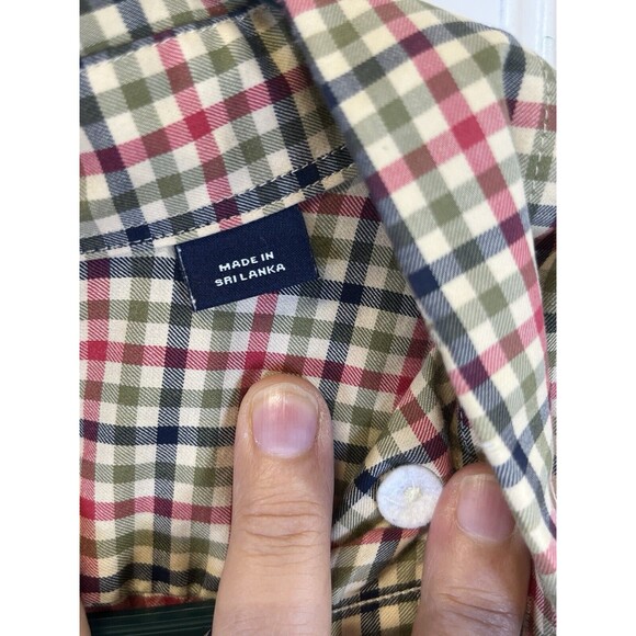 Daniel Cremieux Shirt Mens Large Signature Collection Button‎ Plaid Long Sleeve - Picture 3 of 11